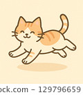 Walking cat 129796659