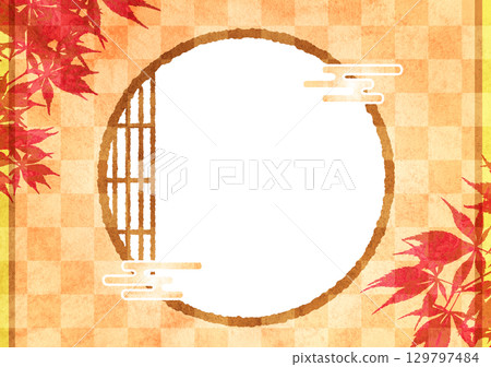 秋葉-日式背景素材 129797484