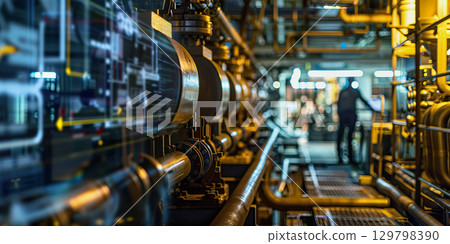 Augmented reality enhances efficiency in energy plant operations during inspection. 129798390