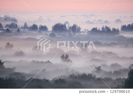 amazing landscape of majestic nature 129798610