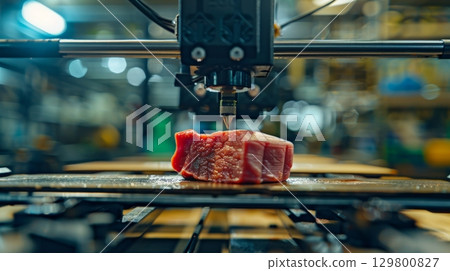 Revolutionizing Cuisine The Future of 3D Printed Cultured Steaks and Indoor Gastronomy Innovation 129800827