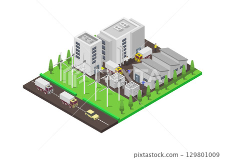 Isometric Ecological Industry Isometric Ecological Industry 129801009
