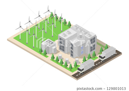 Isometric Ecological Industry Isometric Ecological Industry 129801013