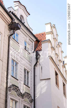 Decooration of the building in Old Prague 129801667