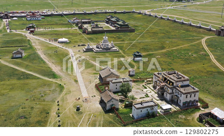 Kharkhorin Erdene Zuu Monastery in Mongolia Kharkhorin Erdene Zuu Monastery in Mongolia 129802275