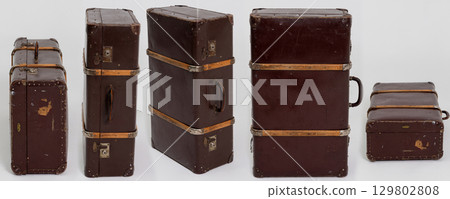 Explore our Vintage Leather Luggage Set available in a variety of sizes to choose from 129802808