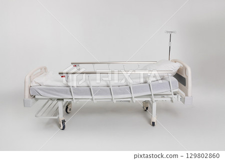 A Modern Hospital Bed tailored for Patient Care, Comfort, and Effective Recovery Processes A Modern Hospital Bed tailored for Patient Care, Comfort, and Effective Recovery Processes 129802860