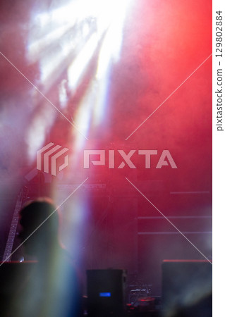 The Dynamic Light Display enhances the atmosphere at a memorable Live Music Event experience The Dynamic Light Display enhances the atmosphere at a memorable Live Music Event experience 129802884