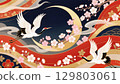 花鳥風月及服紋樣 129803061