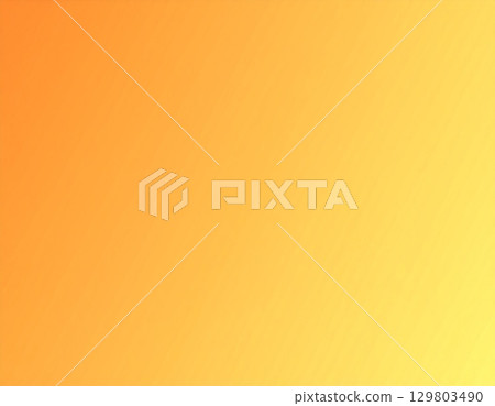A diagonal gradient from orange to pale yellow 129803490