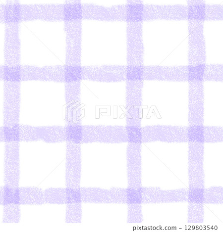 Purple White Plaid Gingham Madras Check Hand Drawn Background Pattern Overlay Purple White Plaid Gingham Madras Check Hand Drawn Background Pattern Overlay 129803540
