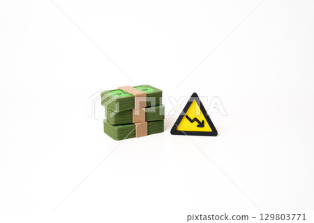 Money loses value through inflation. Waste of financial resources. Decreasing purchasing power. 129803771