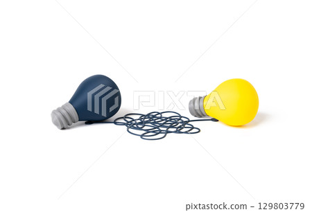 Make the idea brilliant. Bring the technology to perfection. Technological breakthrough. 129803779