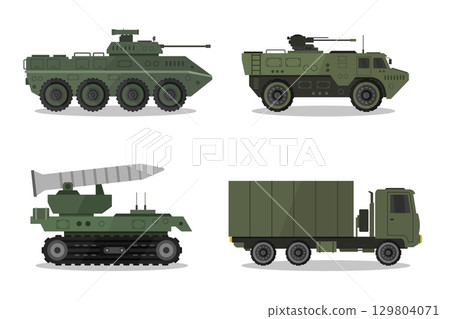 Military transport vehicles 129804071