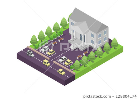 Isometric University Isometric University 129804174