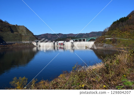 Selected 100 Dam Lakes of Kangawa River Dam 129804207