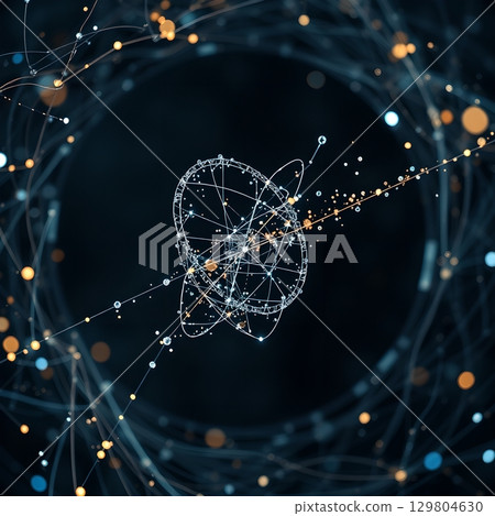 Abstract Cosmic Network, Dynamic Lines Abstract Cosmic Network, Dynamic Lines 129804630