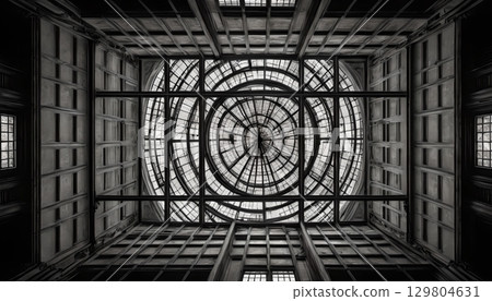 Geometric Glass Dome Architecture 129804631