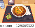 Kakiage Tempura Soba 129805322
