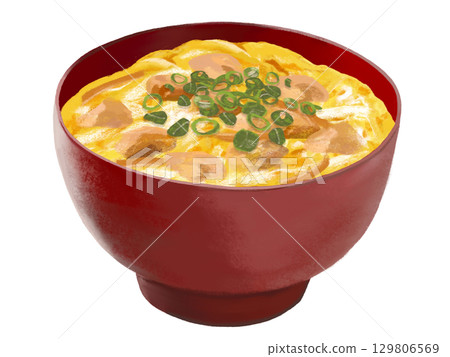 Oyakodon (red bowl) 129806569