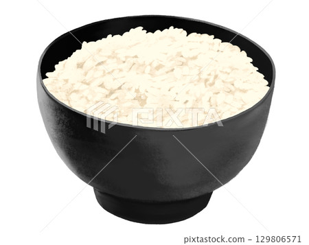 米飯(黑碗) 米飯(黑碗) 129806571