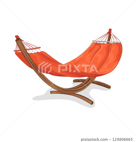 Illustration of Hammock Illustration of Hammock 129806665