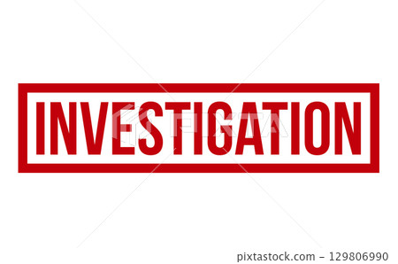 Investigation Rubber Stamp. Investigation Rubber Grunge Stamp Seal Vector Illustration - Vector 129806990
