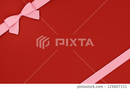 3D material_ribbon_pink 129807151