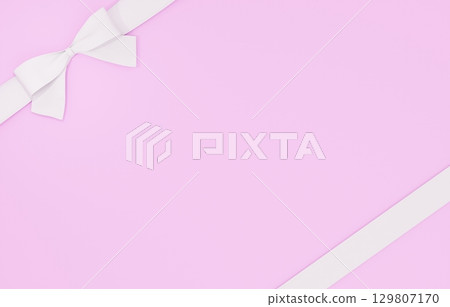 3D material_ribbon_white_purple 3D material_ribbon_white_purple 129807170