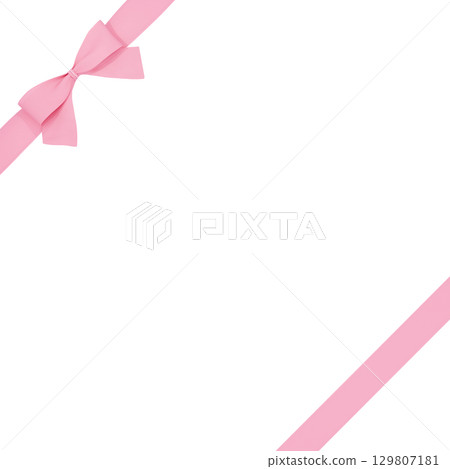3D material_ribbon_pink 3D material_ribbon_pink 129807181