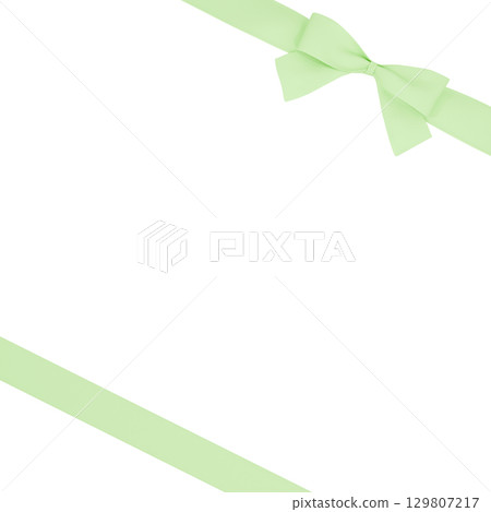 3D材質_絲帶_黃綠色 129807217