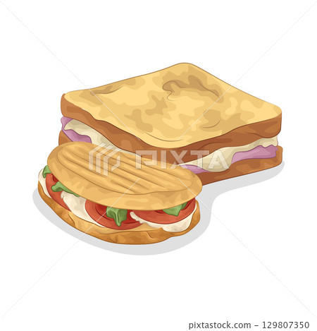 Illustration of Sandwich  129807350