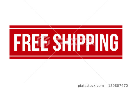 Free Shipping Rubber Stamp, Vector Illustration Free Shipping Rubber Stamp, Vector Illustration 129807470