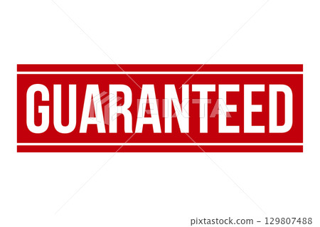 Guaranteed Rubber Stamp. Guaranteed Stamp Seal Guaranteed Rubber Stamp. Guaranteed Stamp Seal 129807488