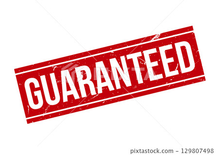 Guaranteed Grunge Rubber Stamp On White Background, Vector Illustration Guaranteed Grunge Rubber Stamp On White Background, Vector Illustration 129807498