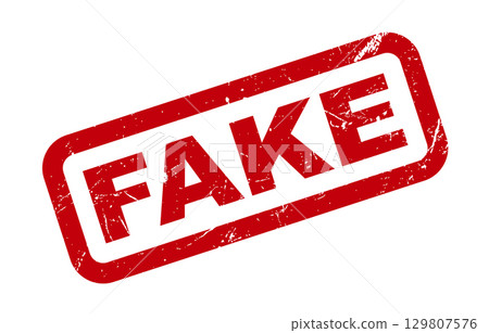 Fake Rubber Grunge Stamp Seal Vector Illustration Fake Rubber Grunge Stamp Seal Vector Illustration 129807576