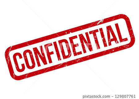 Confidential Rubber Stamp. Confidential Rubber Grunge Stamp Seal Vector Illustration - Vector Confidential Rubber Stamp. Confidential Rubber Grunge Stamp Seal Vector Illustration - Vector 129807761