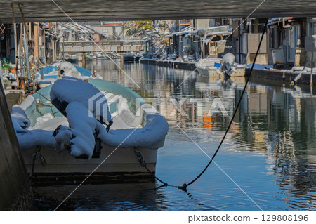 拍攝漁村舞鶴市吉原地區的復古風光 129808196