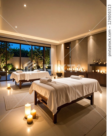 Beauty salon bed Beauty salon bed 129808313