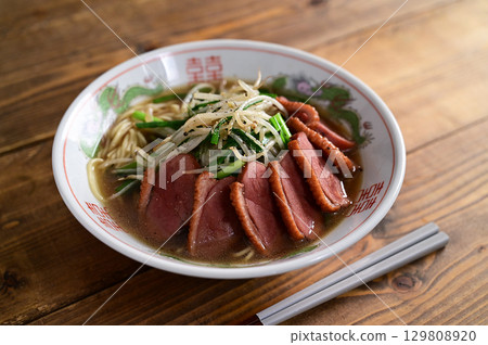 Duck soy sauce ramen Duck soy sauce ramen 129808920
