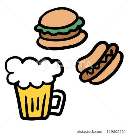 burger, fast food, food 129809231