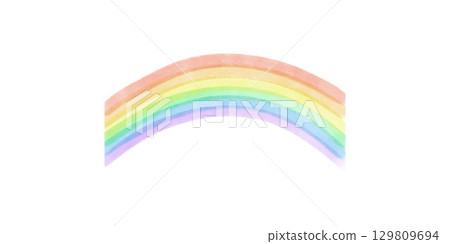 水彩彩虹 水彩彩虹 129809694