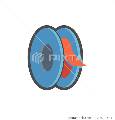 Plumbing equipment tool device vector icon. 129809695