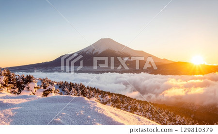 Winter image cut 129810379