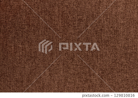 Dark brown cotton fabric cloth texture background, seamless pattern of natural textile. Dark brown cotton fabric cloth texture background, seamless pattern of natural textile. 129810816