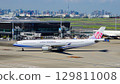 China Airlines plane parked 129811008