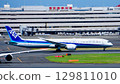 ANA plane taxiing to the runway 129811010