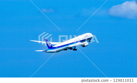 全日空飛機騰空而起 129811011