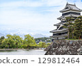 National Treasure Matsumoto Castle and Northern Alps 129812464