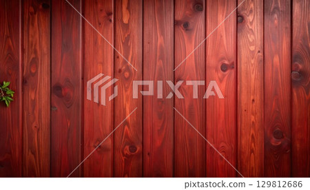AI圖像:紅色木板背景素材 AI圖像:紅色木板背景素材 129812686